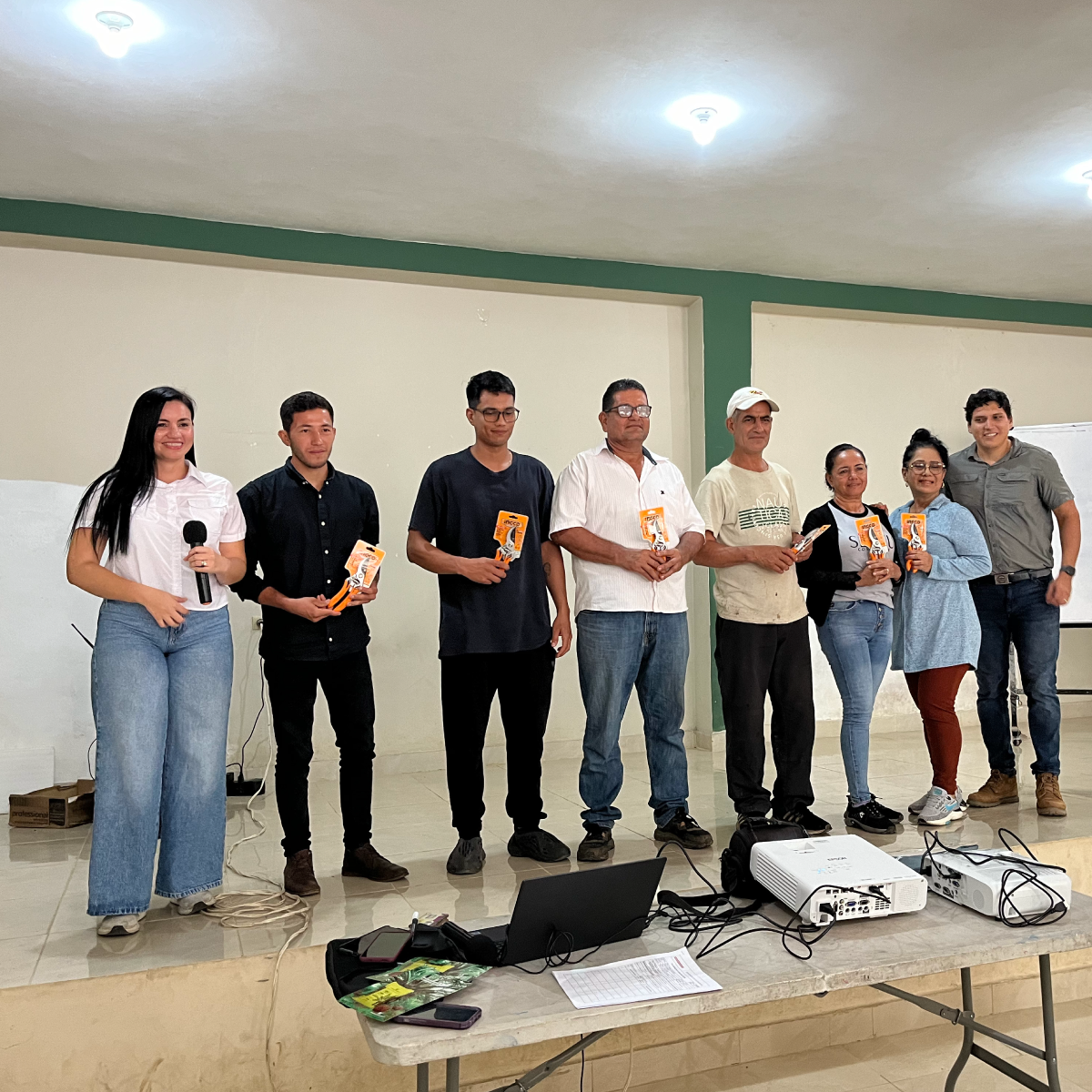 Expositora de Fairtrade
